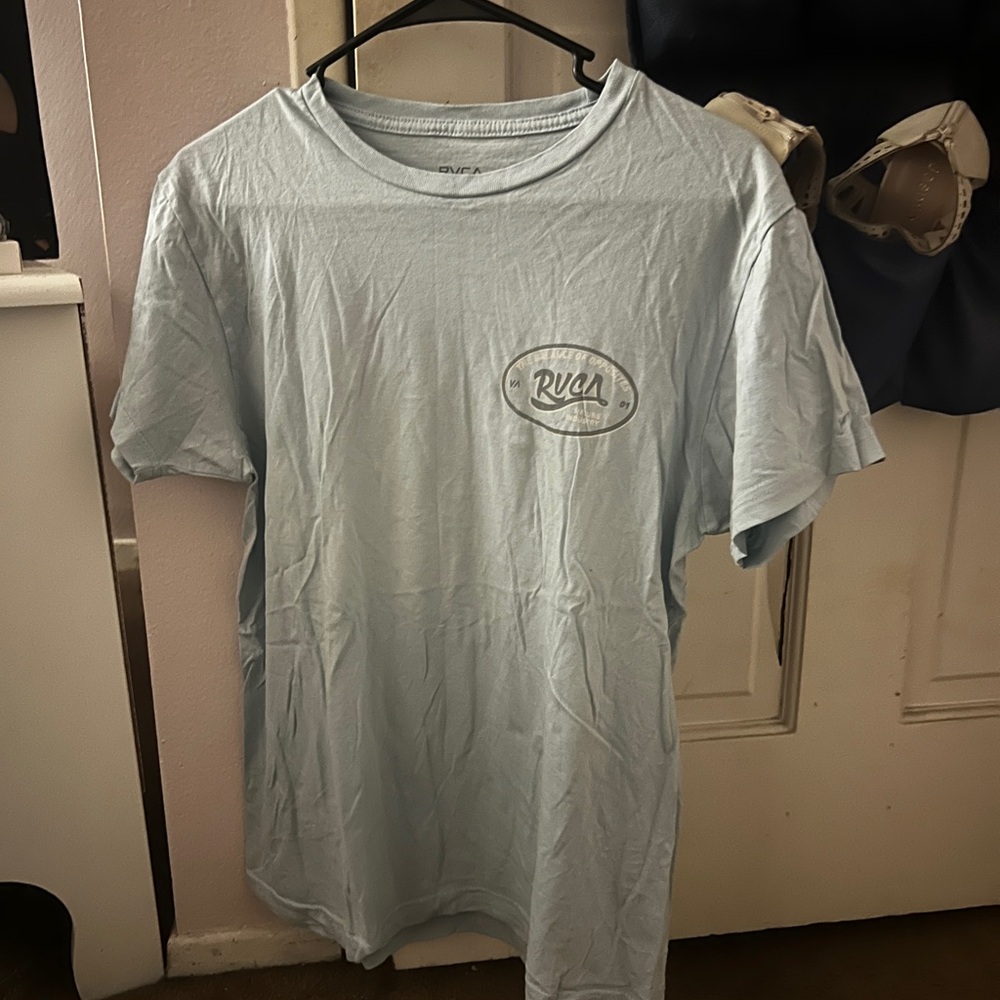 RVCA Blue Short Sleeve Tee